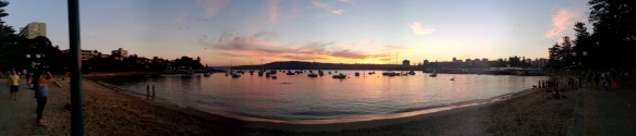 Sunset Manly Wharf